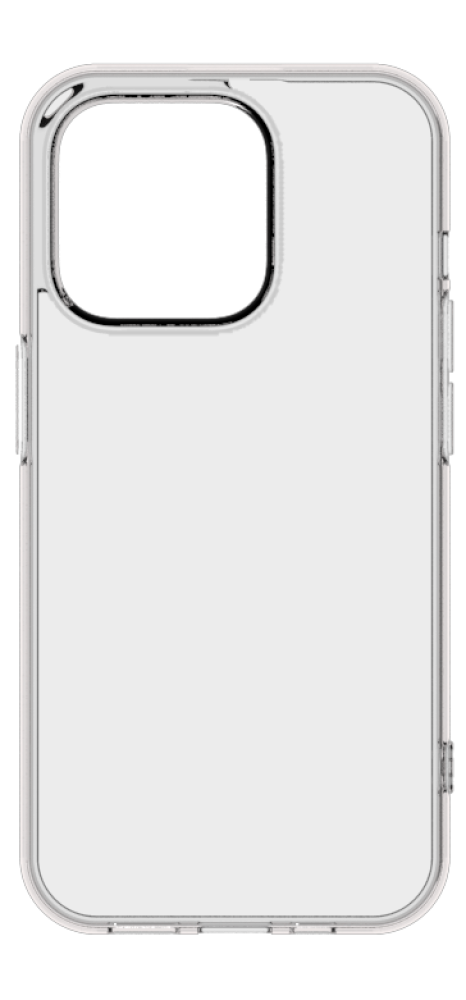 iPhone 15 Pro vékony TPU szilikon hátlap,Átlátszó