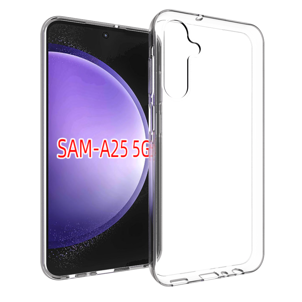 Samsung A25 5G vékony szilikon hátlap,Átlátszó