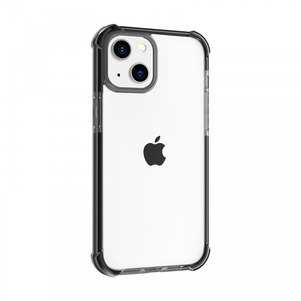 iPhone 13 Mini ütésálló szilikon hátlap, Fekete