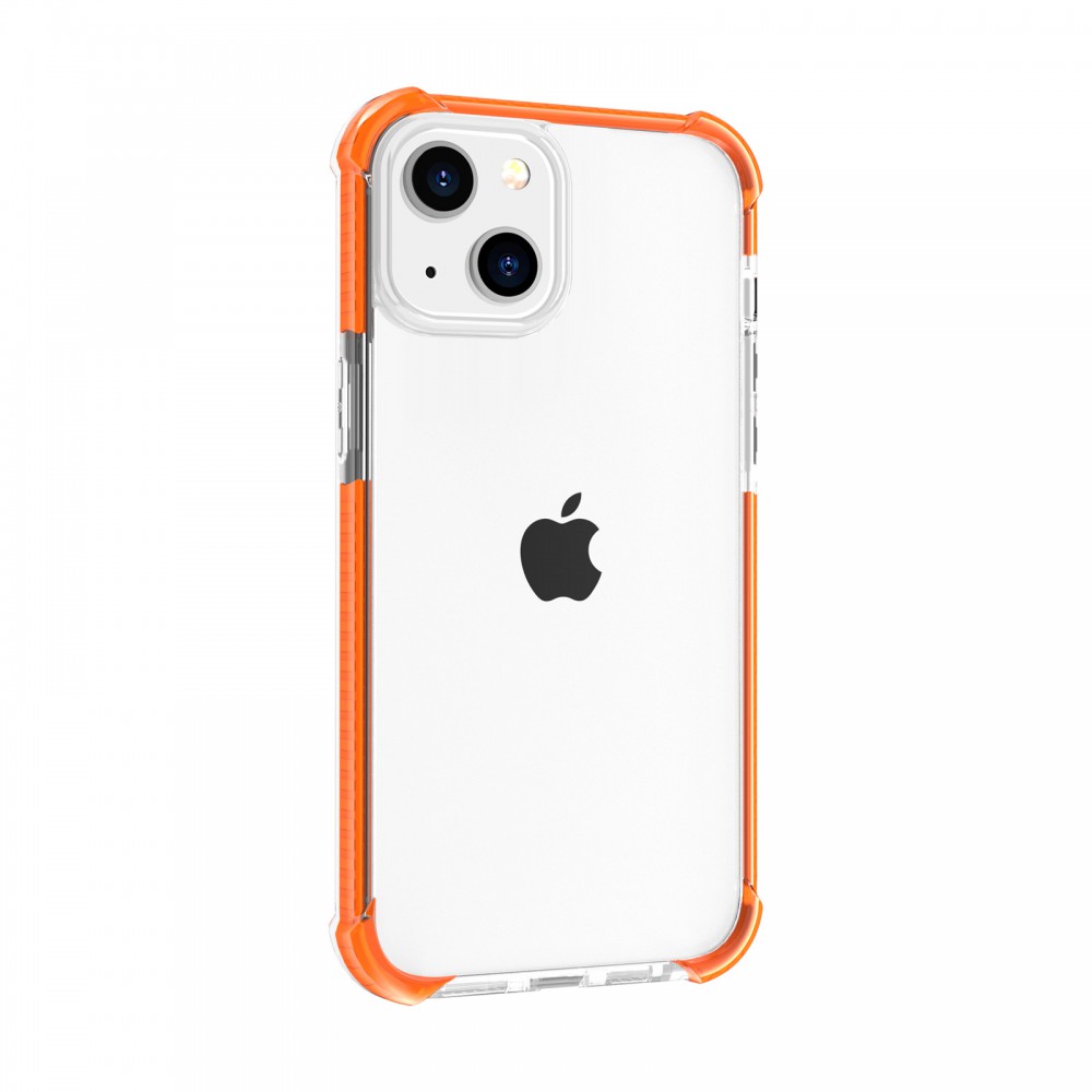 iPhone 13 Mini ütésálló szilikon hátlap, Narancs