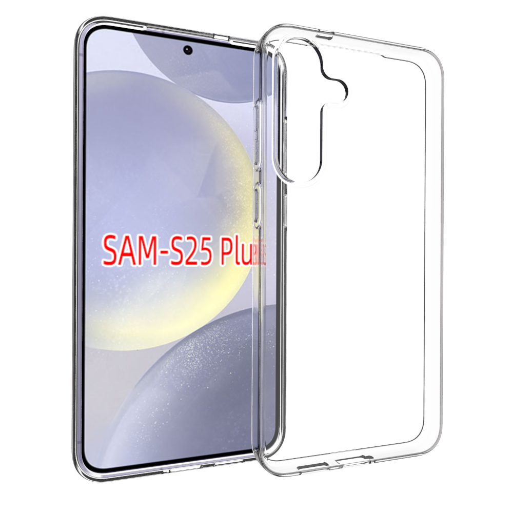 Samsung Galaxy S25 Plus vékony szilikon hátlap,Átlátszó