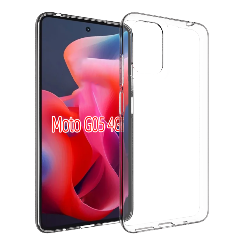 Motorola Moto G05 szilikon hátlap,Átlátszó