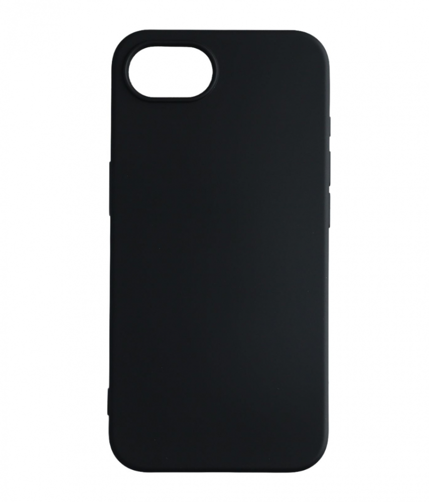 iPhone 17e/16e prémium szilikon tok, Fekete