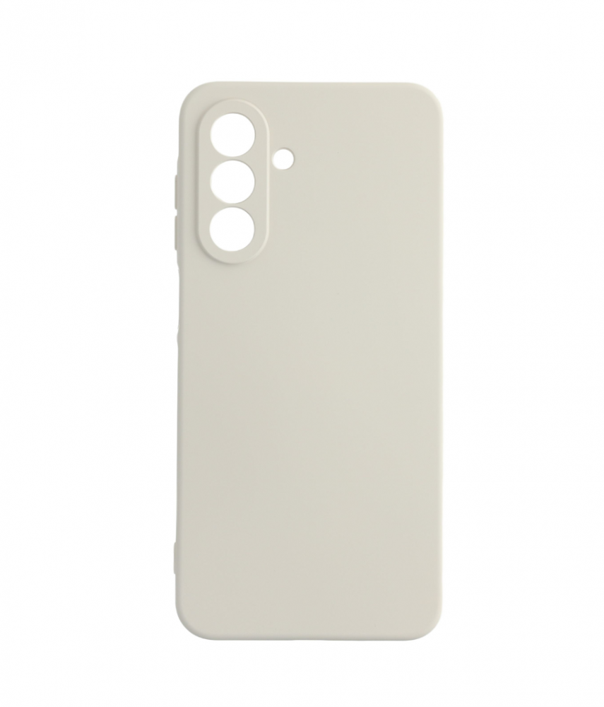Premium szilikon tok, Samsung A56, Tört fehér