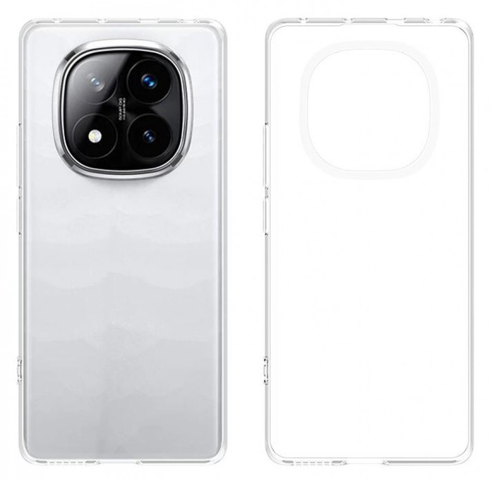 Xiaomi Redmi Note 14 Pro 4G szilikon hátlap, Átlátszó