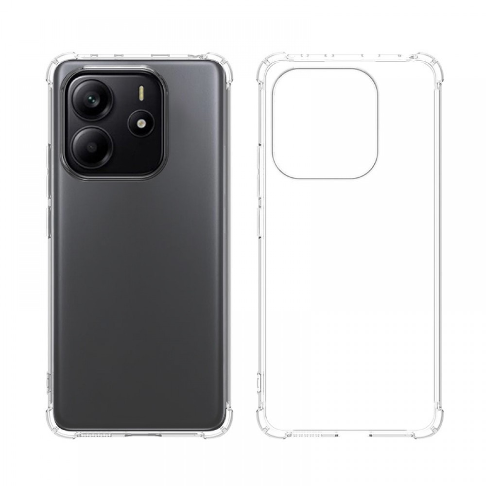 Xiaomi Redmi Note 14 4G szilikon hátlap, Átlátszó