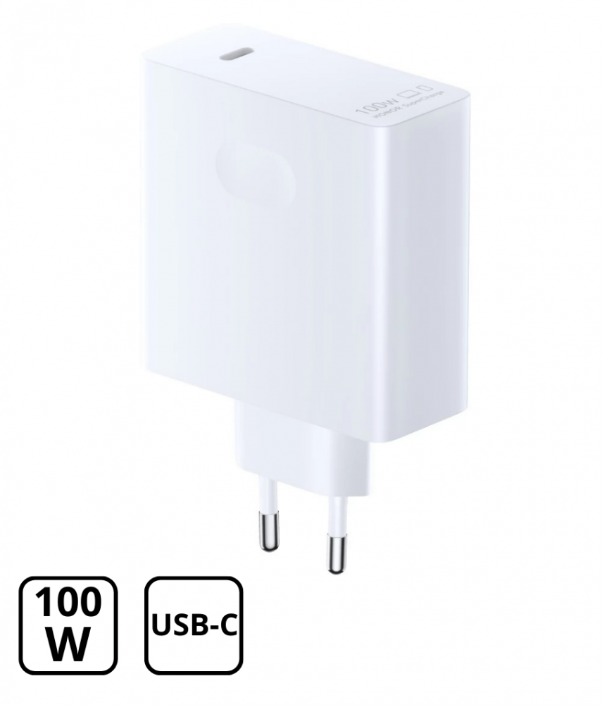 Honor SuperCharge100W hálózati töltő Usb-C, Fehér