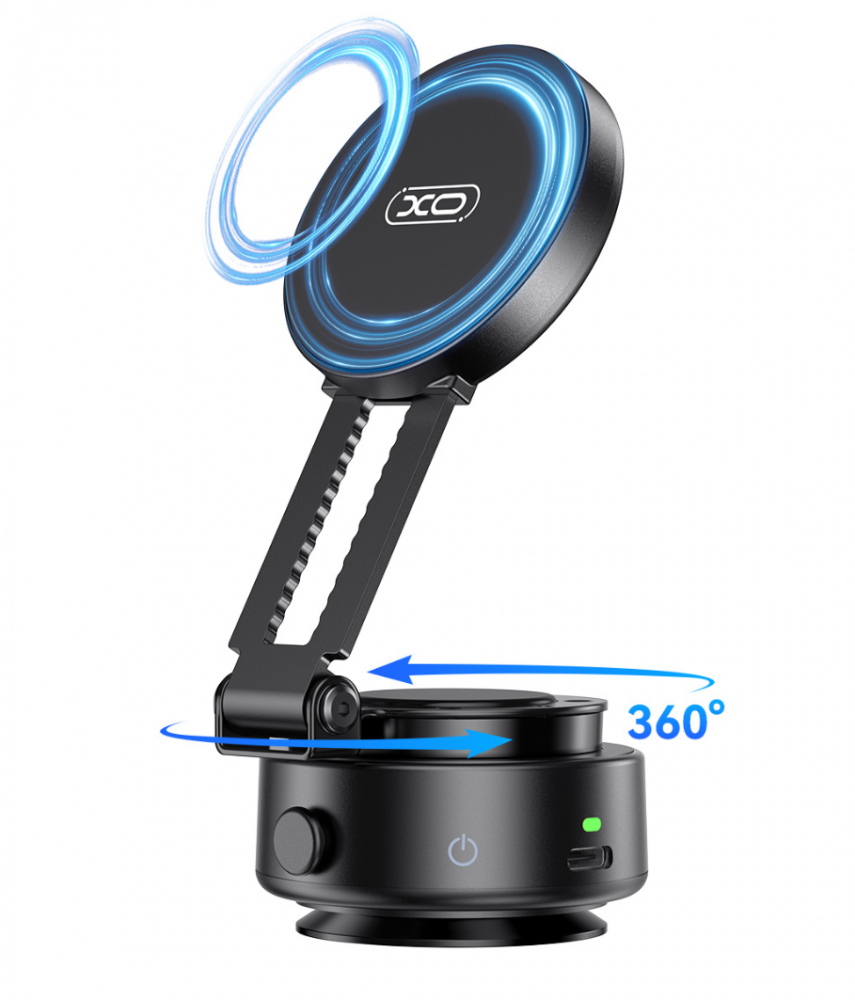 XO 168 mágneses tartó 360° elforgatható, fekete
