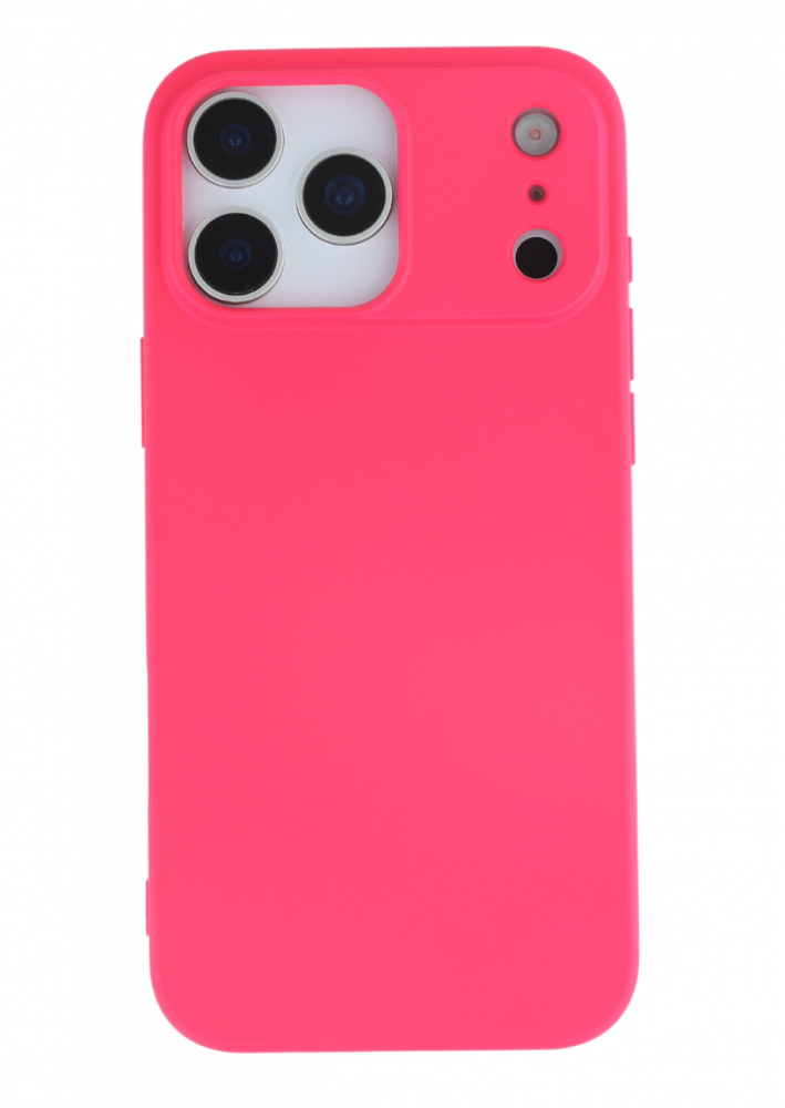 Premium szilikon tok, iPhone 17 Pro, Magenta