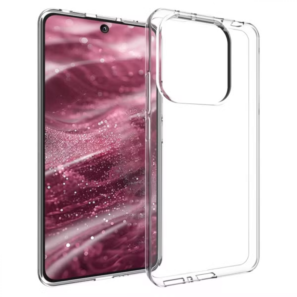 Xiaomi Redmi Note 14S 4G vékony szilikon hátlap,Átlátszó