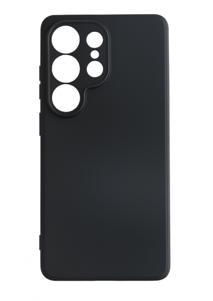 Premium szilikon tok, Samsung S26 Ultra, Fekete