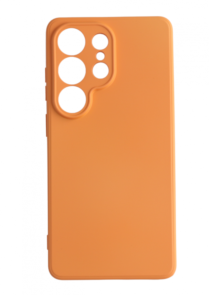 Premium szilikon tok, Samsung S26 Ultra, Narancs