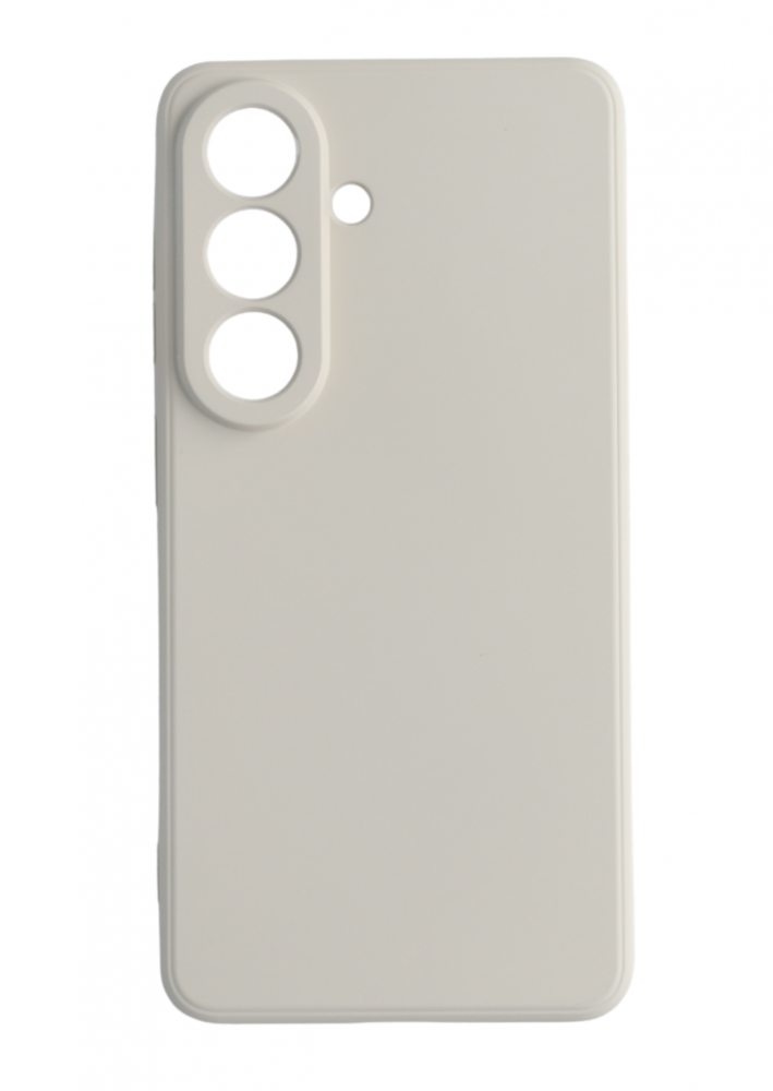 Premium szilikon tok, Samsung S26, Törtfehér