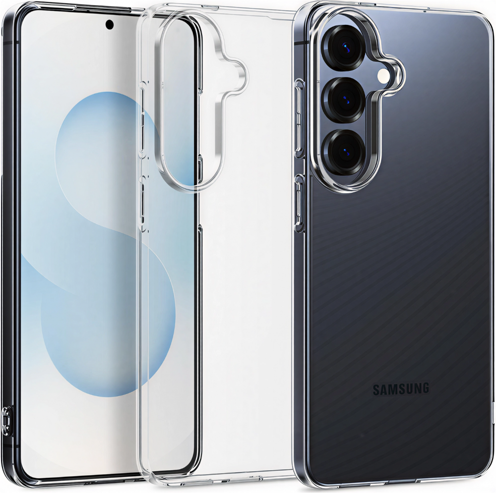 Samsung Galaxy S26 Plus vékony szilikon hátlap,Átlátszó