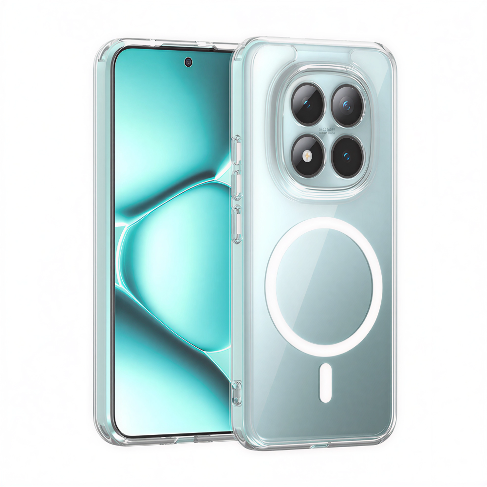 Xiaomi Redmi Note 15 Pro 5G mágneses szilikon hátlap,Átlátszó