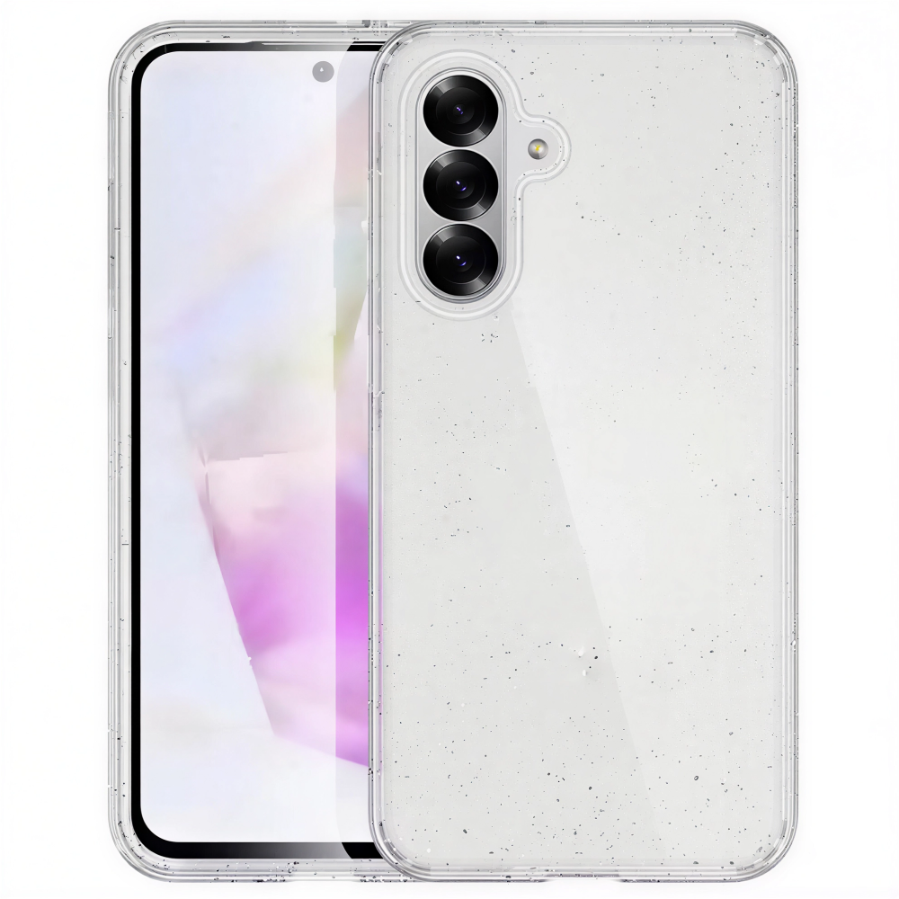 Samsung Galaxy A27 csillámos szilikon telefontok, Átlátszó