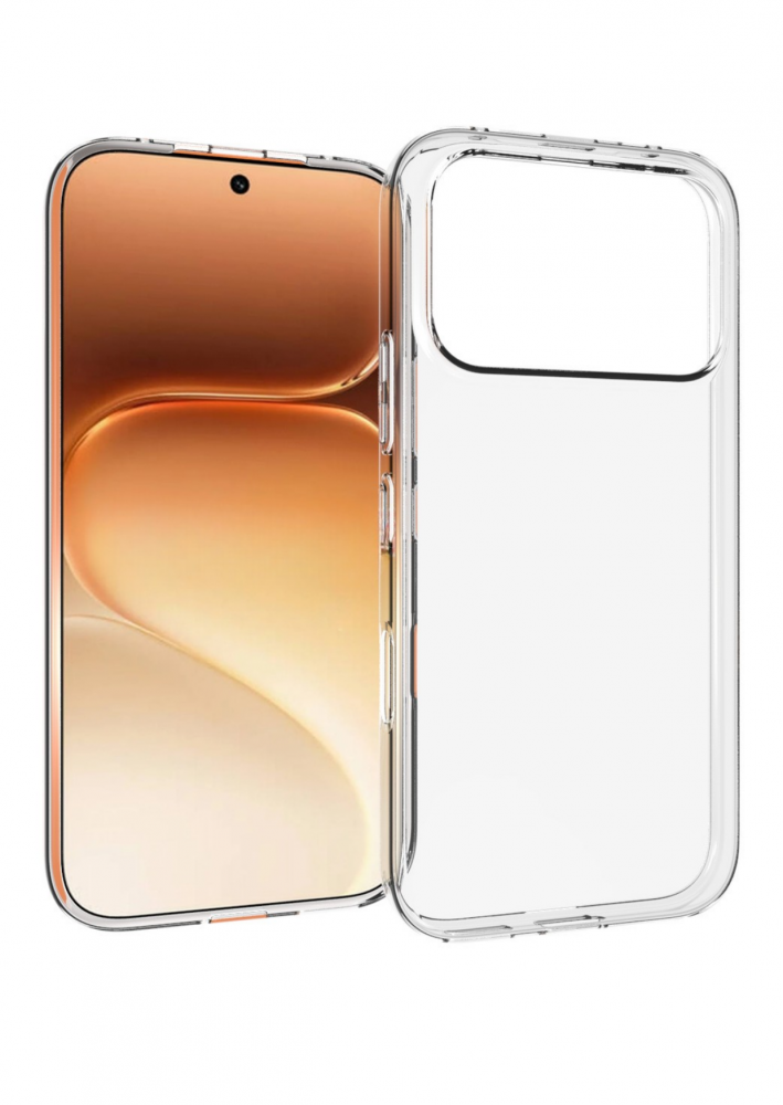 Honor 600 Pro vékony szilikon hátlap, Átlátszó