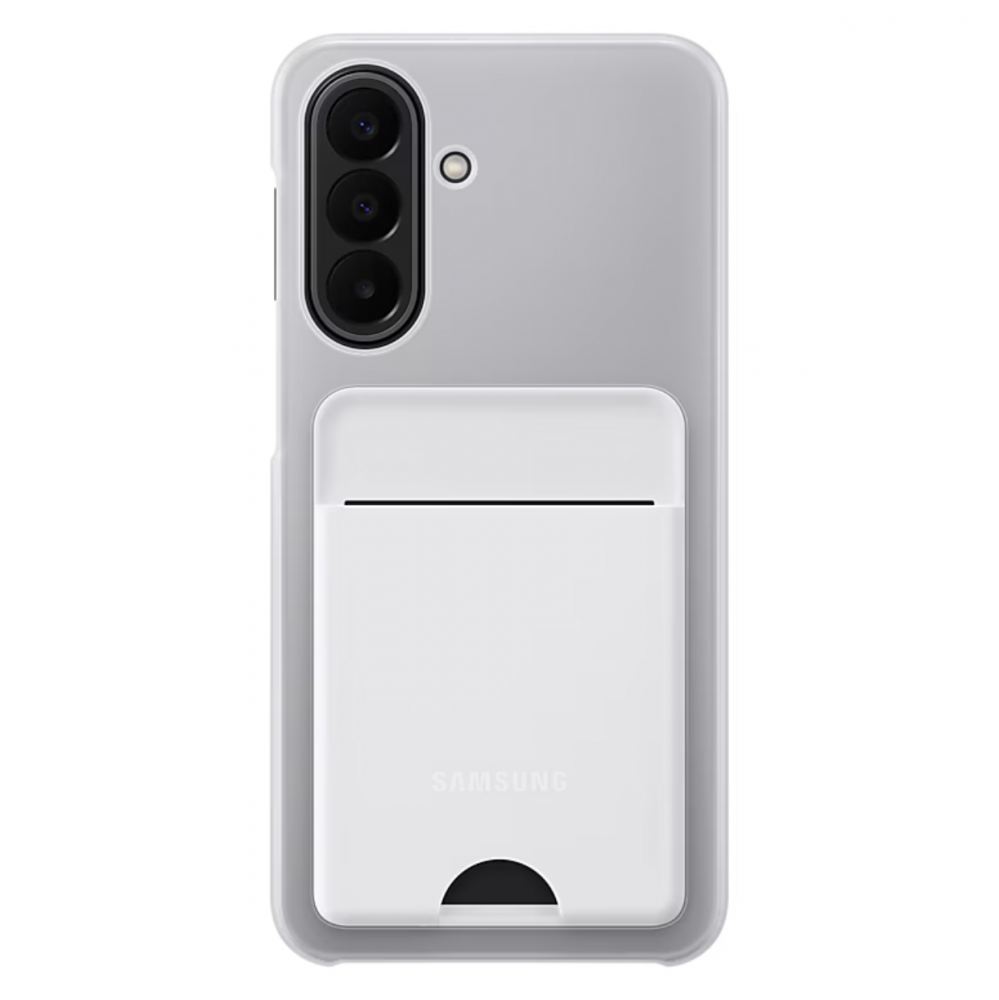 Samsung A27 5G kártyatartós hátlap, világos szürke