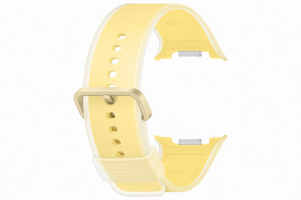 Samsung Galaxy Watch9 szilikon szíj (M/L), sárga