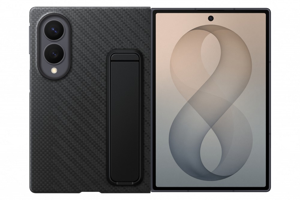 Samsung Galaxy Fold8 Aramid állótok, fekete