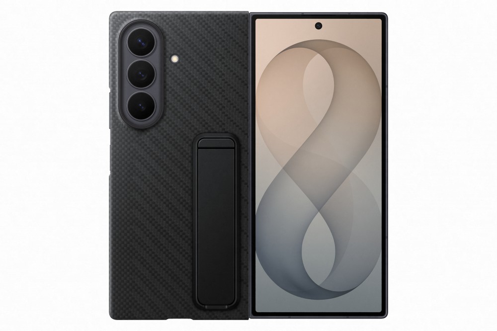 Samsung Galaxy Fold8 Ultra Aramid állótok, fekete