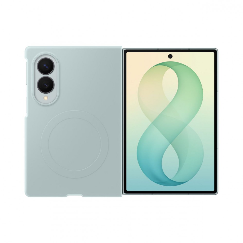 Samsung Galaxy Fold8 mágneses szilikon tok, zöld