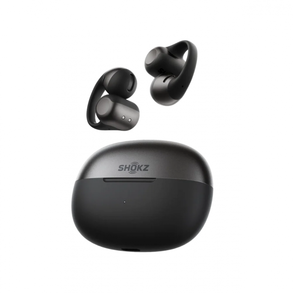 Shokz OpenDots 2 Bluetooth fekete TWS vezeték nélküli fülhallgat