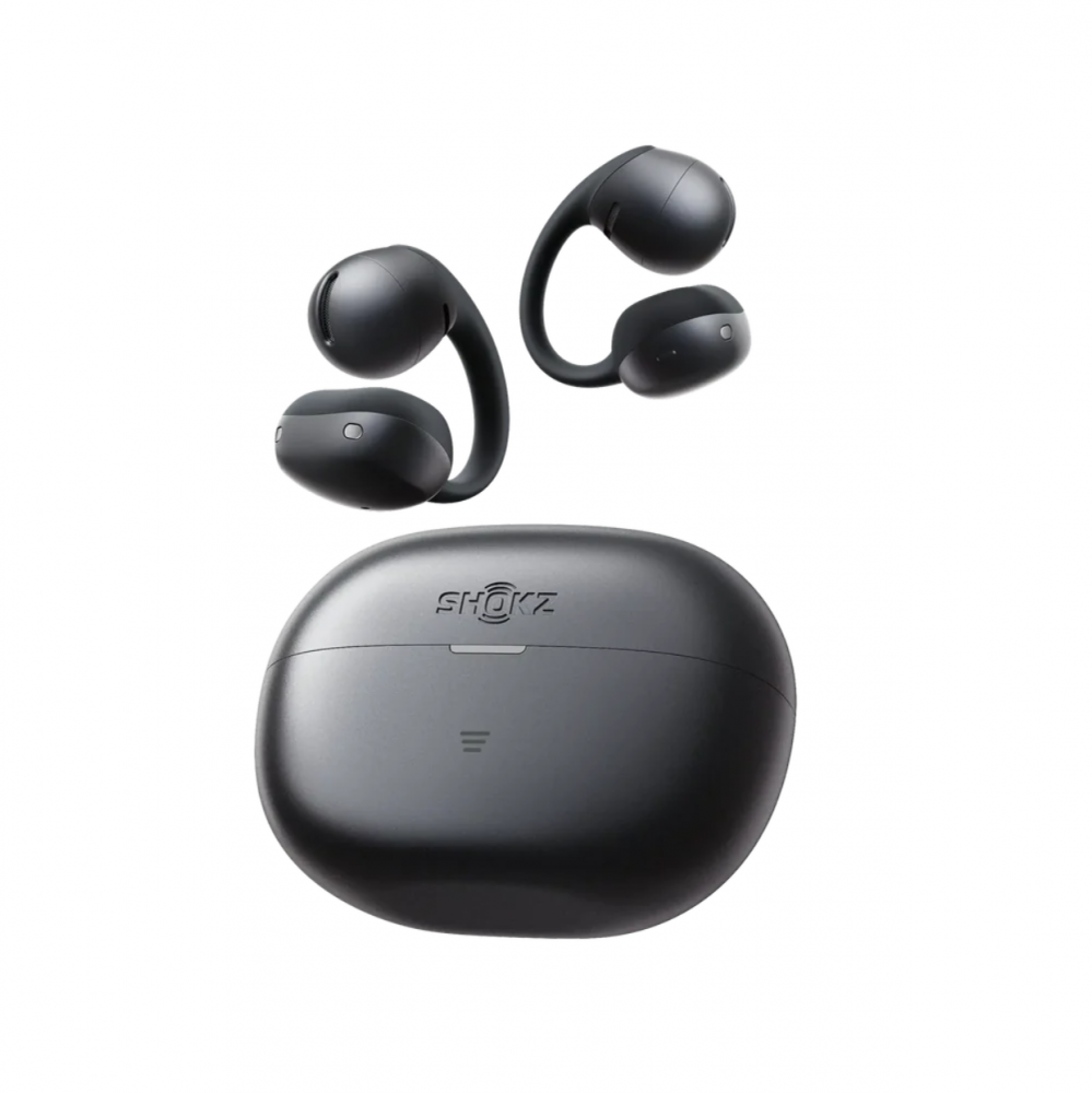 Shokz OpenDots Air Bluetooth fekete TWS vezeték nélküli fülhallg