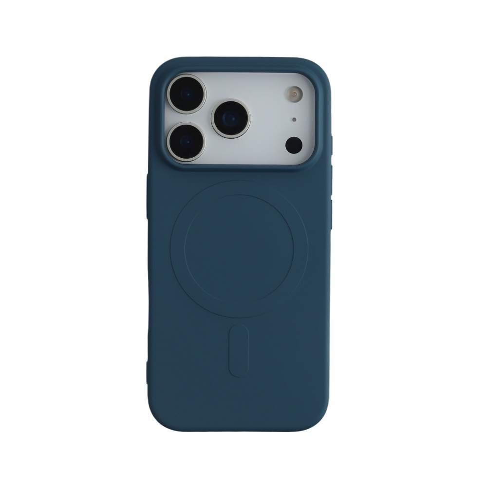 Cellect iPhone 18 Pro Max mágneses szilikon tok,Óceánkék