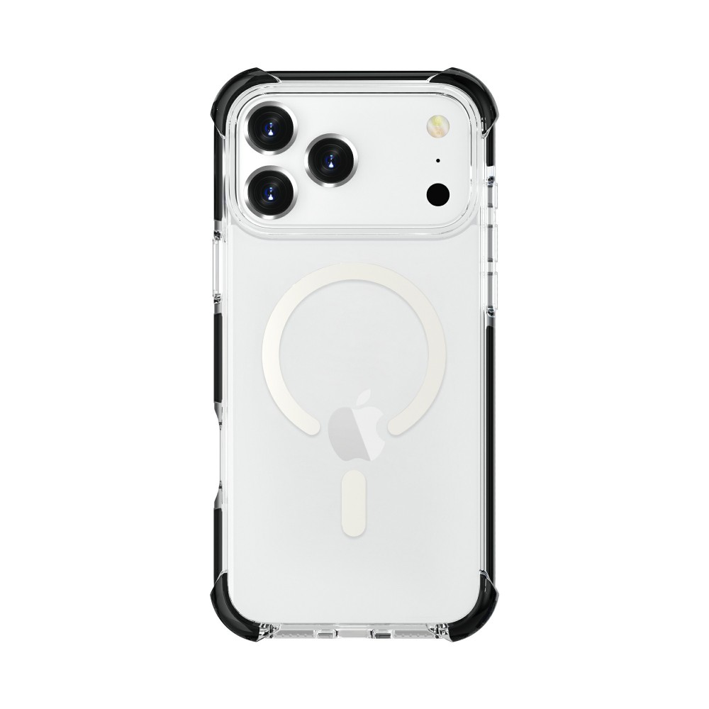 Cellect iPhone 18 Pro ütésálló mágneses szilikon hátlap,Fekete