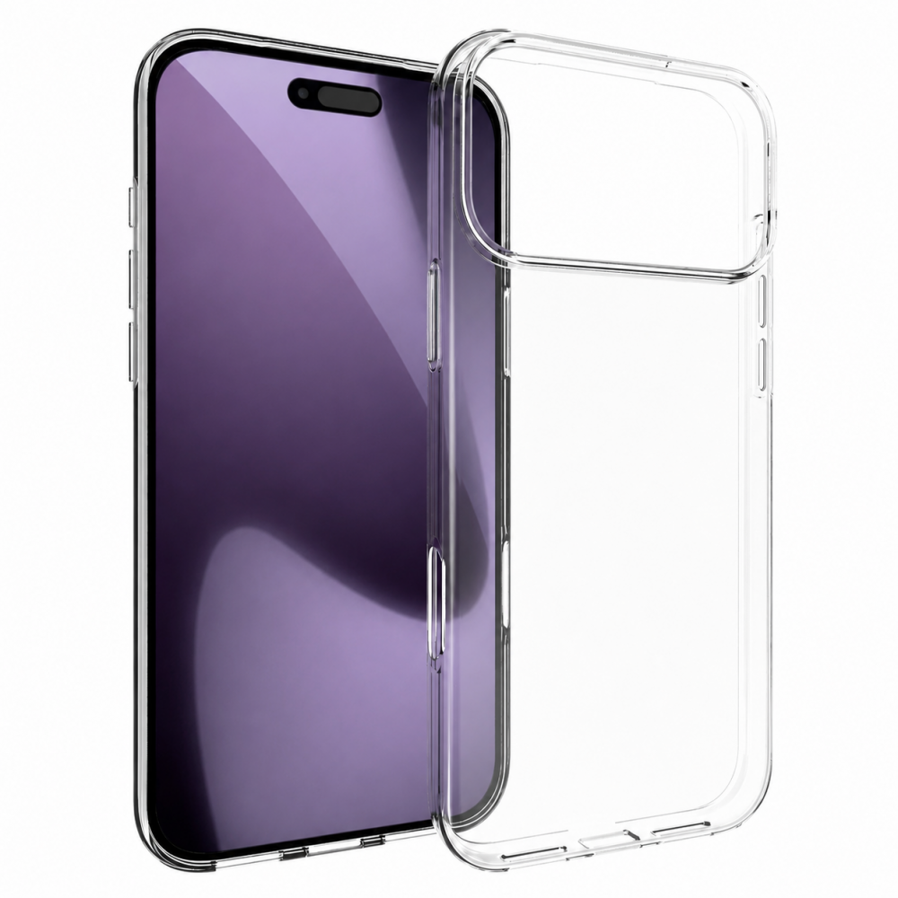 Cellect iPhone 18 Pro Max vékony TPU szilikon hátlap,Átlátszó