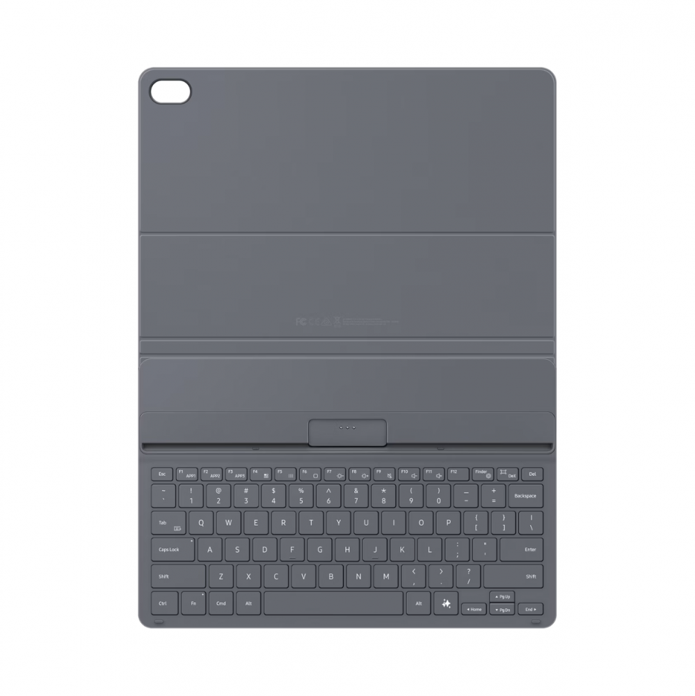 Samsung Galaxy Tab S12+ Book Cover fekete billenytűzetes tok