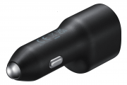 Samsung autós töltő USB A (15W) USB C (25W),Fekete