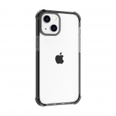 iPhone 15 Plus ütésálló szilikon hátlap, Fekete
