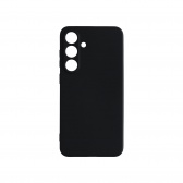 Premium szilikon tok, Samsung S25 Plus, Fekete