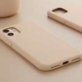 Premium szilikon tok, Samsung S25, Édes barack