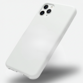 Premium szilikon tok, Samsung S25 Plus, Tört fehér
