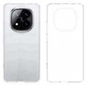 Xiaomi Redmi Note 14 Pro 5G vékony szilikon hátlap,Átlátszó