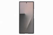 Samsung Fold 7 Álló tok szíjjal, szürke