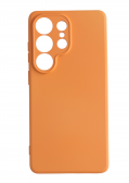 Premium szilikon tok, Samsung S26 Ultra, Narancs