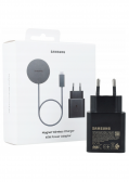Samsung Wireless töltőpad, 45W hálózati töltővel, sötét szürke