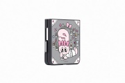 Samsung Galaxy Flip8 mágneses tok tükörrel Esther Bunny, pink